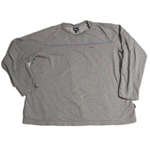 Patagonia‎ Gray Organic Cotton Long Sleeve Crew Sweatshirt XXL Casual